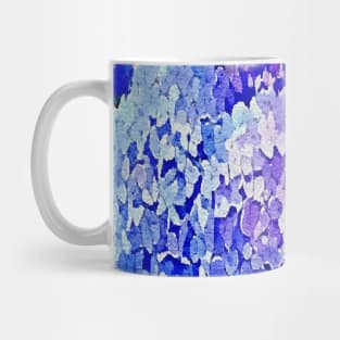 pink blue purple hydrangea flowers Mug